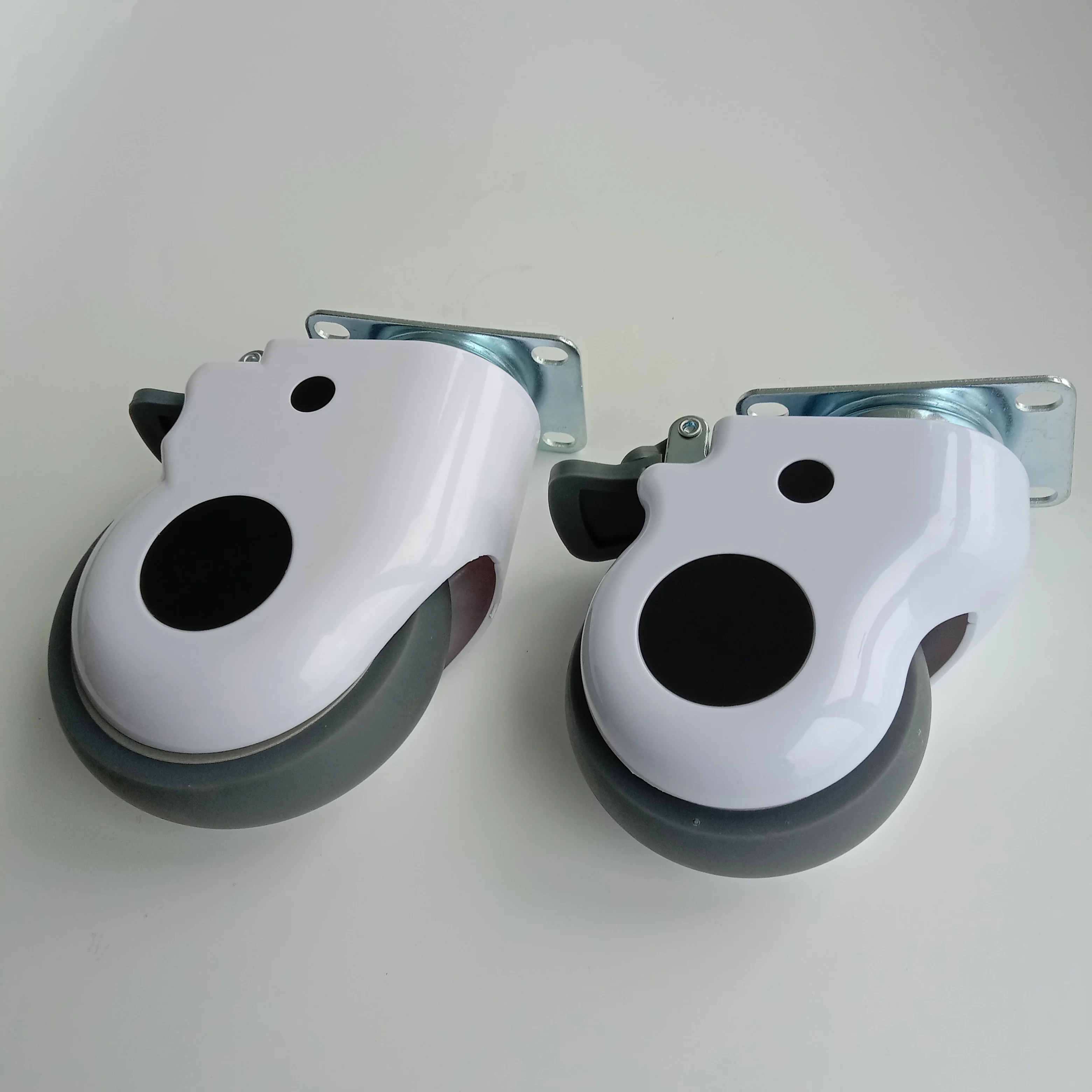 2024 Best Selling Threaded Stem Double Wheels Medical Caster For Hospital Medical Casters Wheels