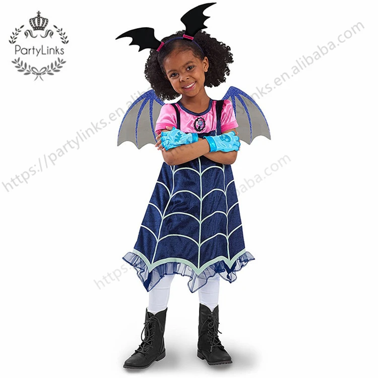  Детские сувениры Vampirina костюмы вампира косплей платья для девочек карнавальные Хэллоуина