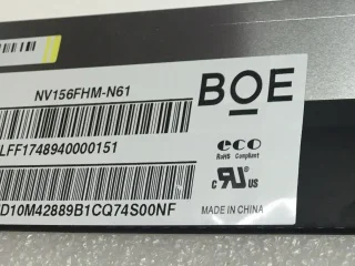 15.6 inch slim 30 pins NV156FHM-N61 IPS 1920*1080 Full HD Display tft lcd module 300 nits lcd screen for treadmill