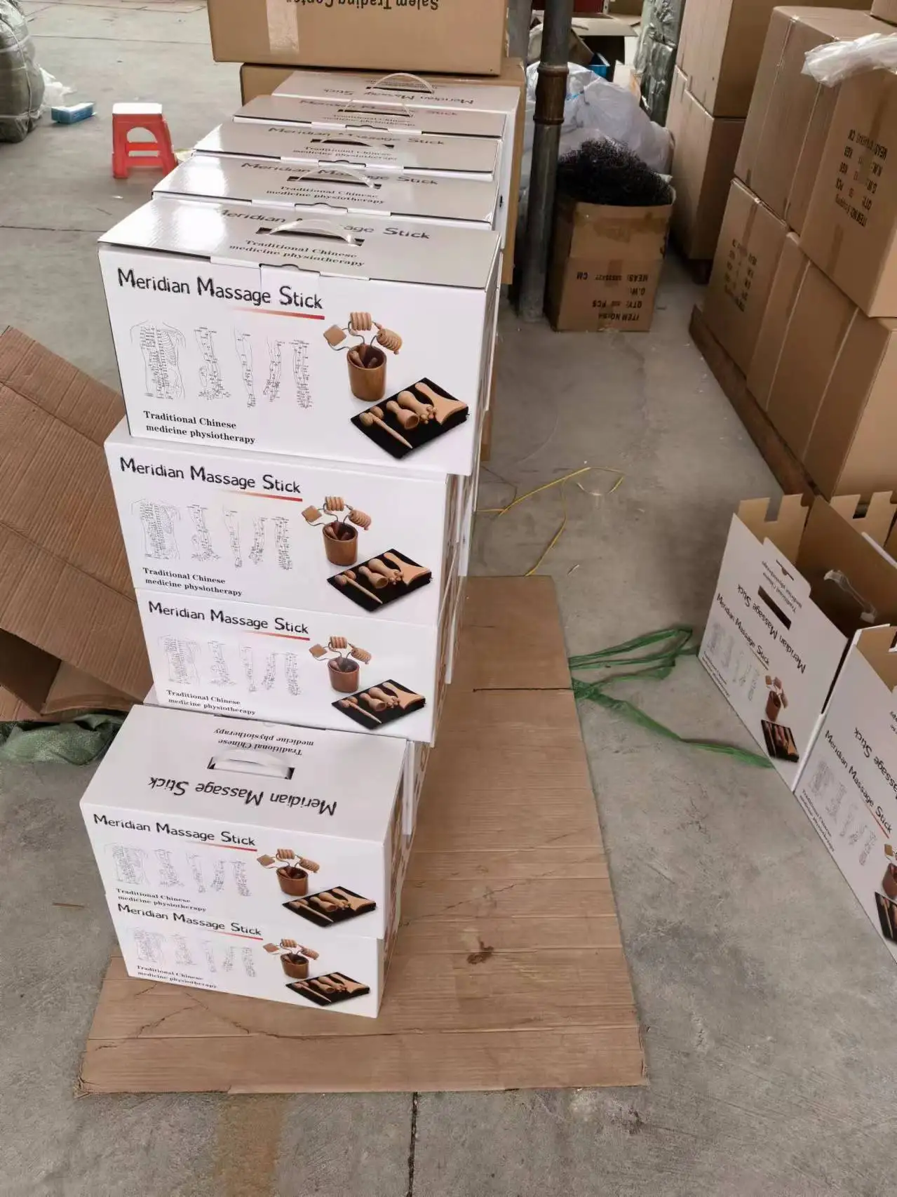 3 pcs Wooden facial rolling tendon stick wooden scraping massage cup head massager V-face slimming face massage