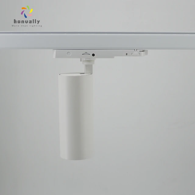 
modern track light spot light 5 Years warranty all in one ultra slim adaptor driver 3 phase led track lighting 