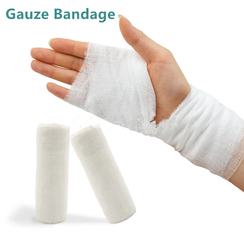 Hynaut 10*600 cm Individual Pack Hydrophilic Surgical Medical Sterile 100% Cotton Absorbent Gauze Bandage Roll