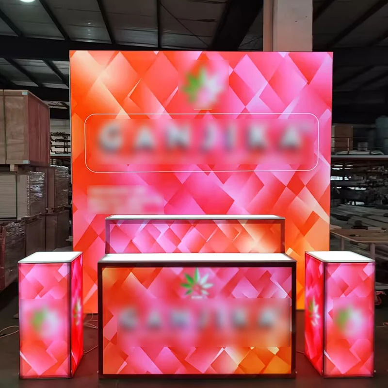 Fabric SEG Display Wall Portable Cheap Price Trade Show Displays Booth Design