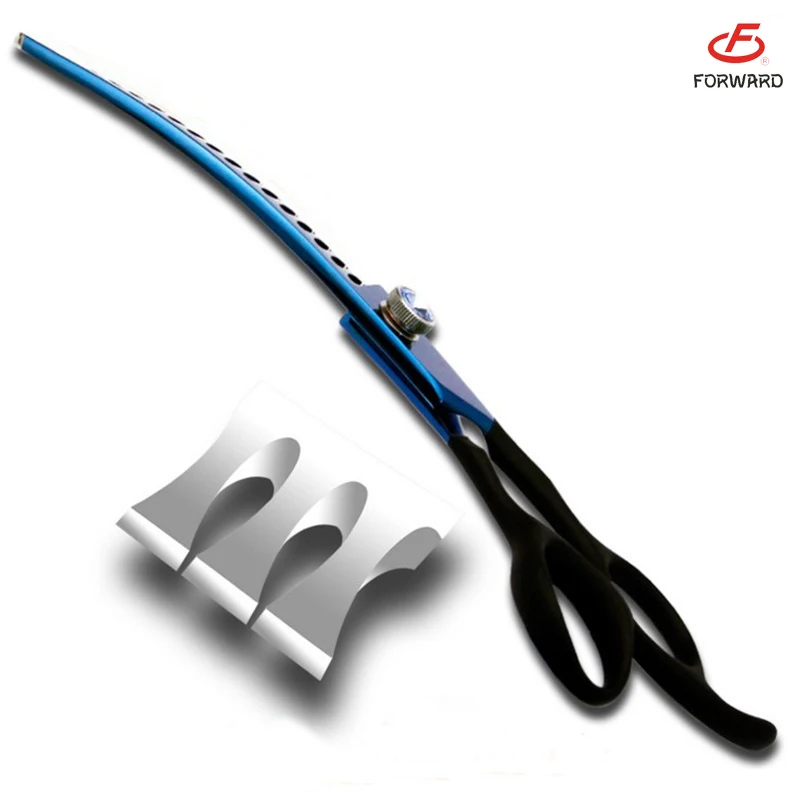 
7 inch 18 teeth curved dog grooming scissors chunker scissors 