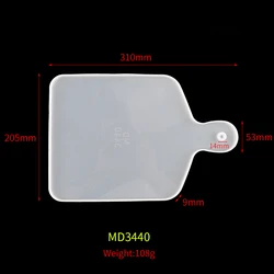 DIY Tray Resin Molds Silicon Big Plate Irregular Coaster Mold Silicone Mould For Epoxy Resin Craft Fruit Tray