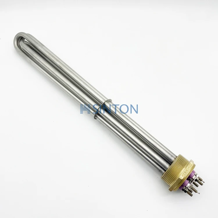 220v 6kw Flange immersion heater water tank heating element in Petroleum chemical industry