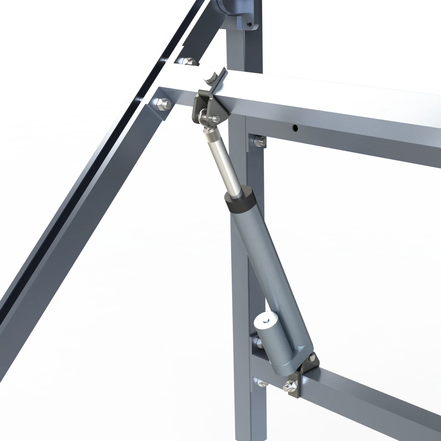 Solar Tracking Bracket Rack For Balcony Mounting On Balcony/Wall, Balcony Hanger  For Solar Panel Auto Track Sun By Light Sensor