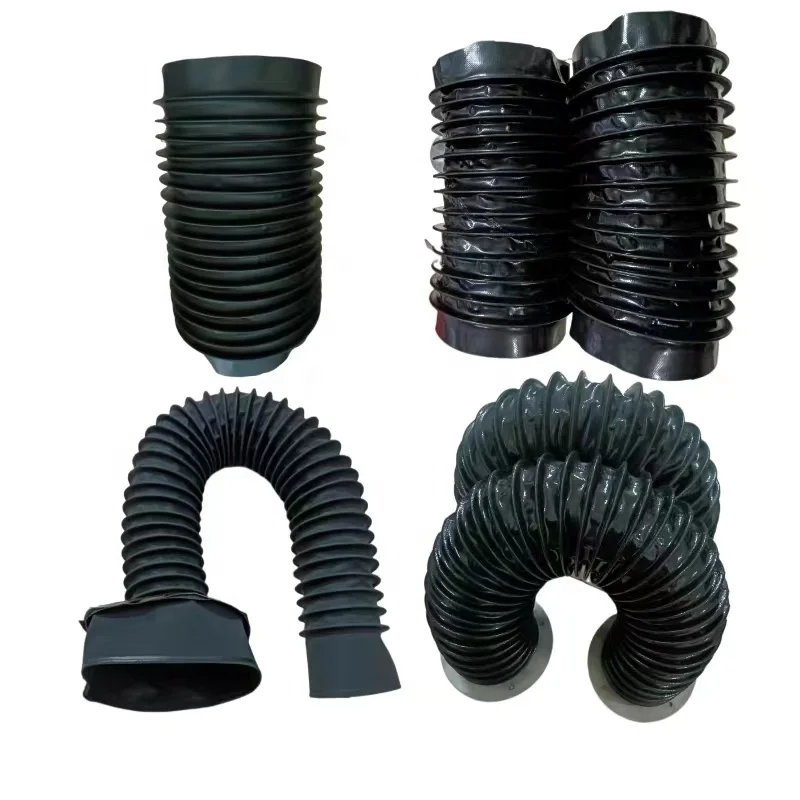 Nylon Rubber dust proof oil proof waterproof round bellows cover for Hydraulic Cylinders