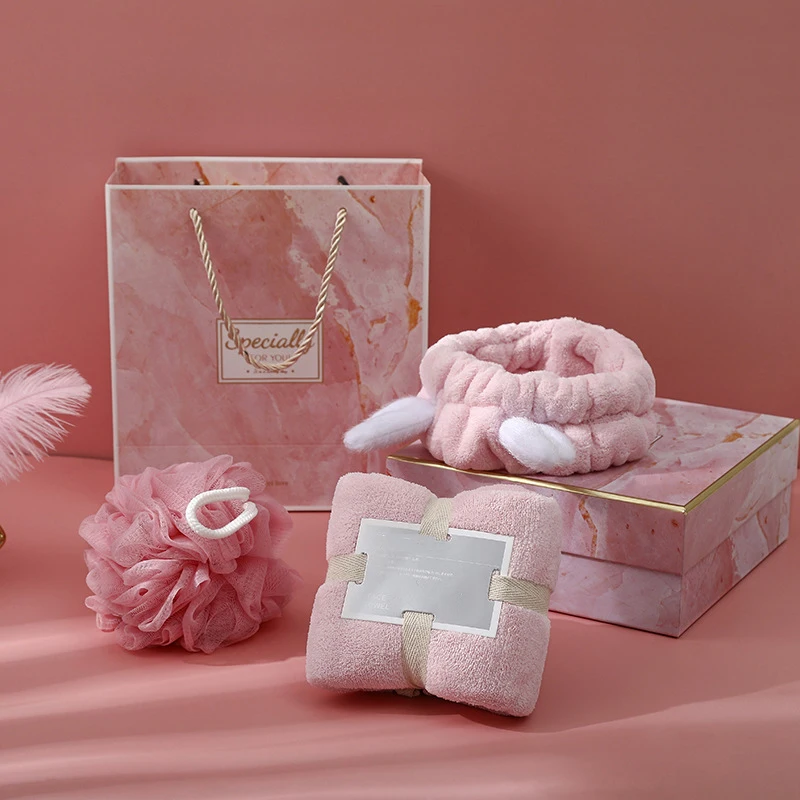 Three-Piece Suit Bath Bathroom Accessories Set Skin Care Gift Box