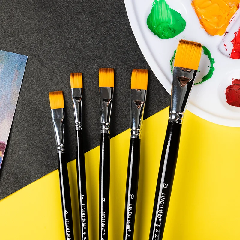 Кисти малярные художников Профессиональная деревянная ручка кисти для художников 12 шт художественные набор кистей для рисования
