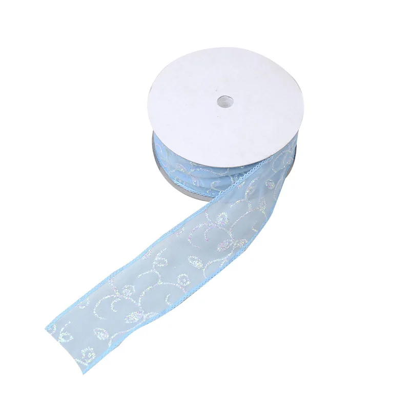 
3.8cm garment and package decorative sheer organza ribbon 