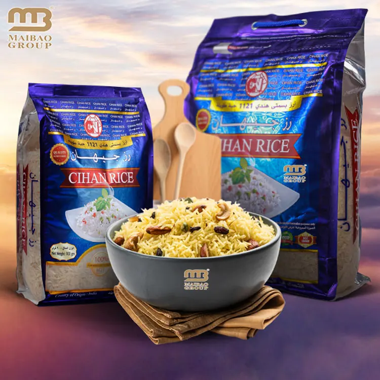 High Quality Food Product Type And Bag Packaging Classic Jasmine Rice Bag With Handle/plastic Rice Bag 1kg 3kg 5kg