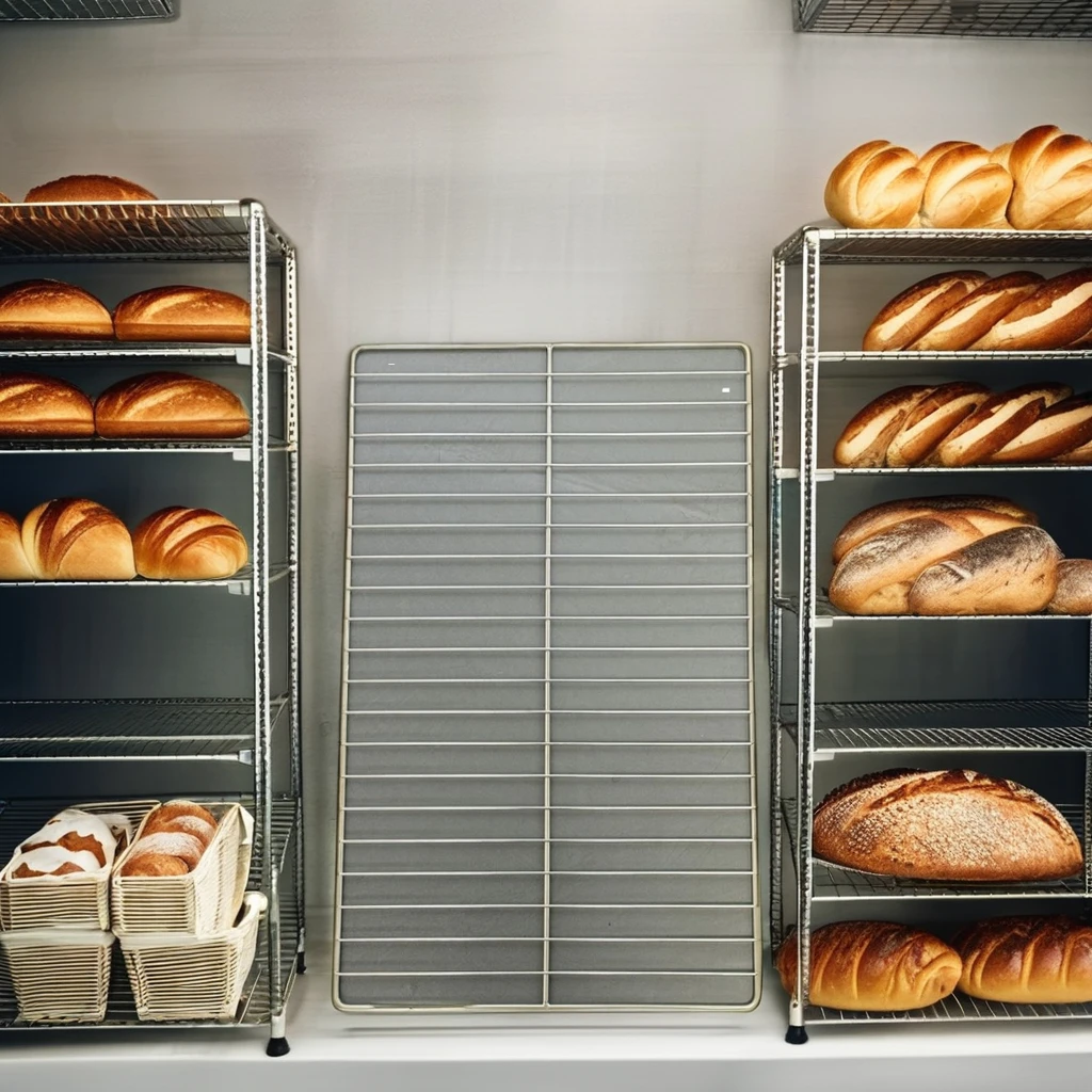 Non-Stick CookSurface Bread cake Cooling Grid Rack oven Barbecue grill for Restaurant and bakery 325X530MM D 7MM in stock