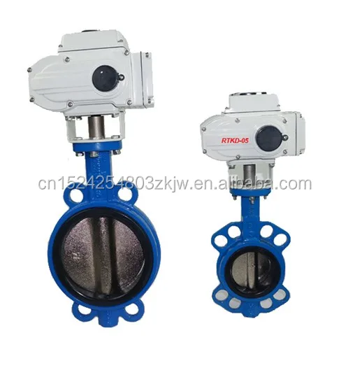 On Off Type Steel SS304 316L Electric Actuator Clamped Control Butterfly Valve 50Nm 80Nm 100Nm