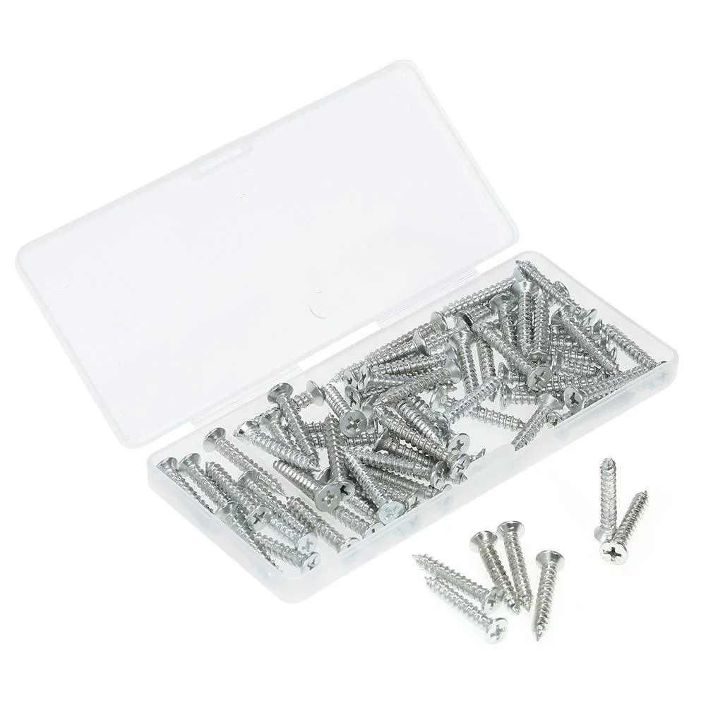 Inch Stainless Steel Cross Recessed Countersunk Head Wood Screws