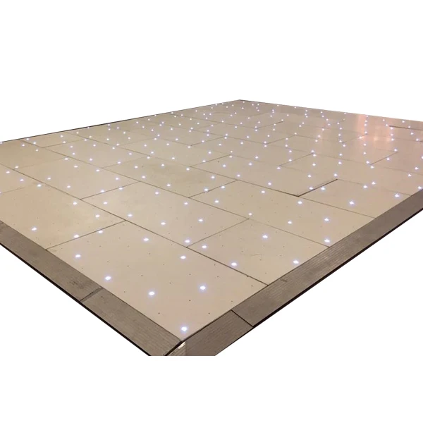 Acrylic platform RGB Starlit LED stage laminate dance floor for wedding stage decoration