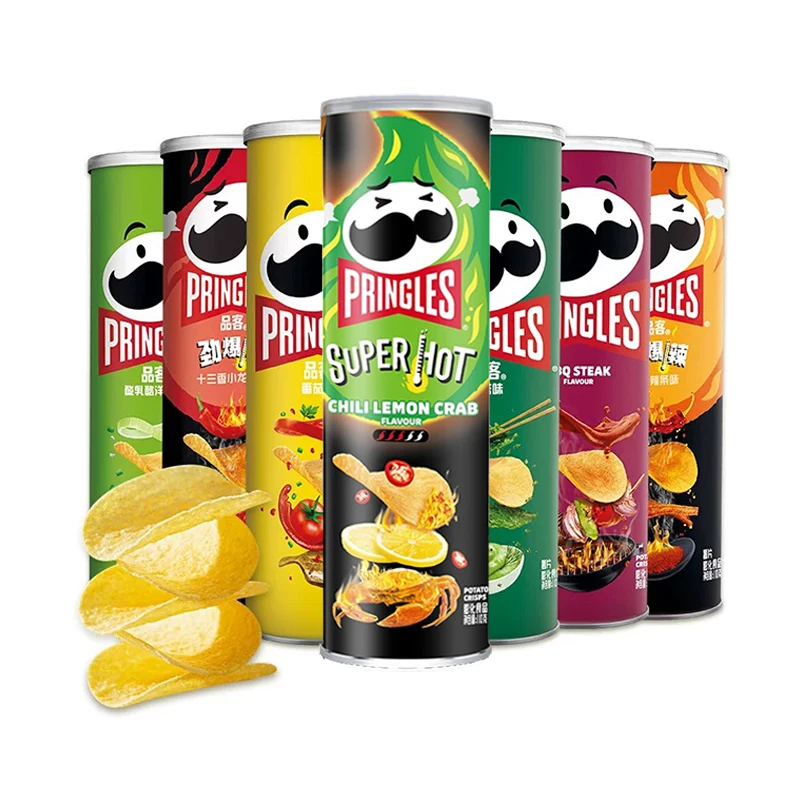 Чипсы Pringle 110 г чипсы здоровые закуски еда картофельные экзотические оптом