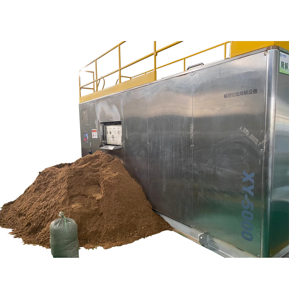 aerobic composting machine convert food waste to fertilizer