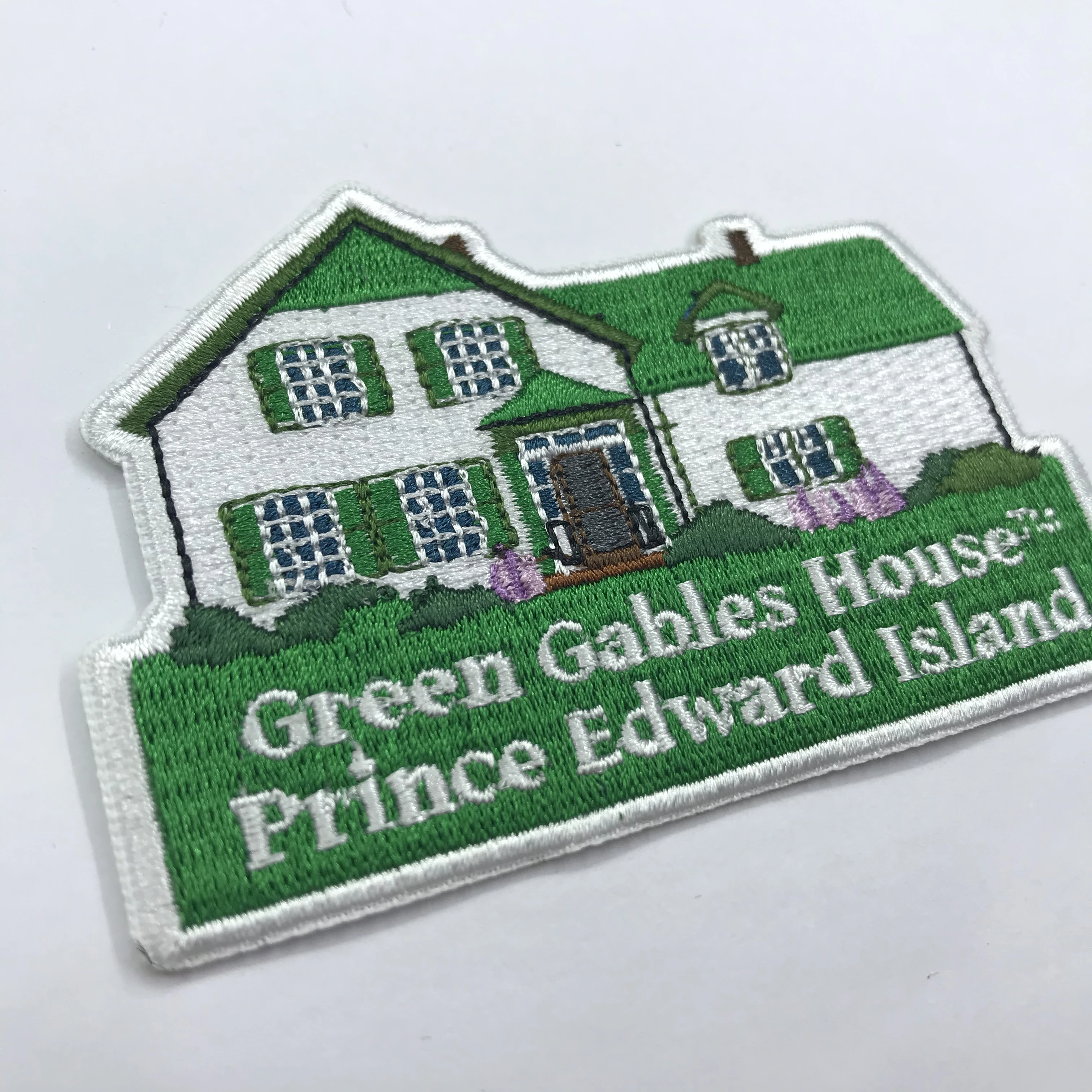 Embroidered Patch Custom Iron On Patch For Clothes Border Hook And Loop Custom Embroidery For Garment Design