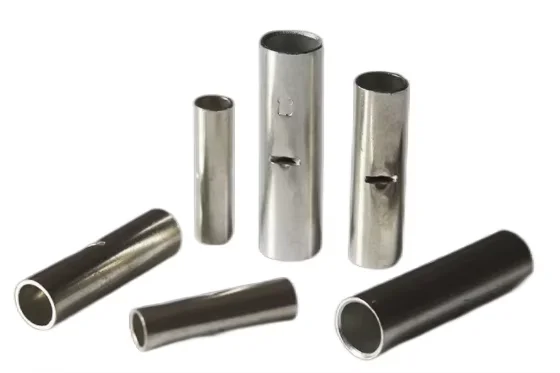 Gty Tinned Copper Straight Pipe Cable Nodes Through Copper Tube Terminal Copper Pair Nozzle Middle Joint Bare Tubular Lug