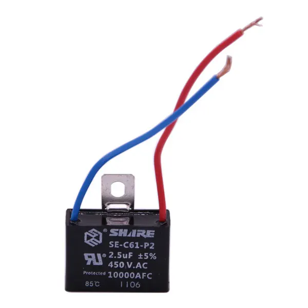 electric motor running capacitor cbb61 450vac 50/60hz