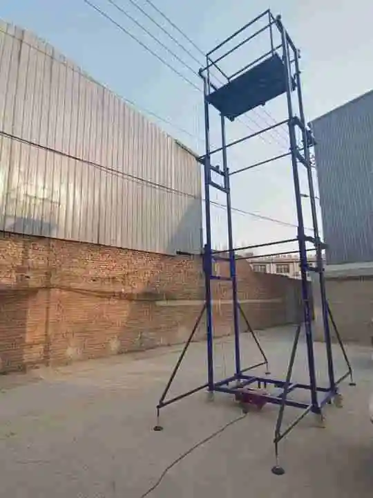 Xuyang Hot Custom Mobile Electric Lifting Scaffold,Mobile Lifter Scaffolding Electric 500kg 4 6 8 10 m