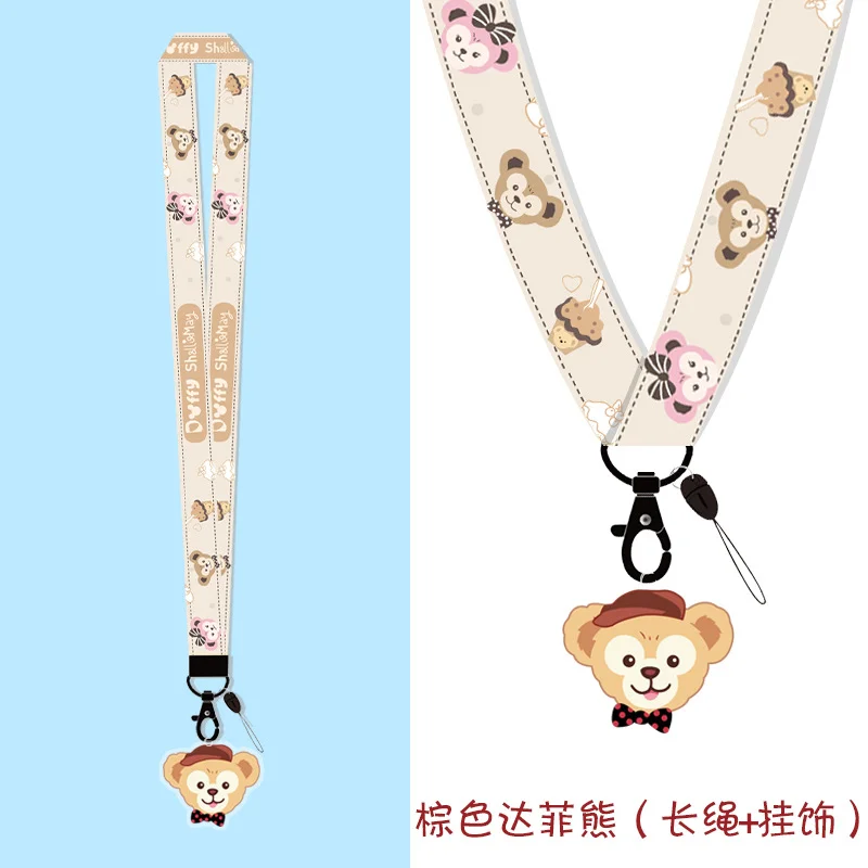Cartoon cute Mickey minnie acrylic doll lanyard mobile phone strap lanyard Fashion neck lanyard