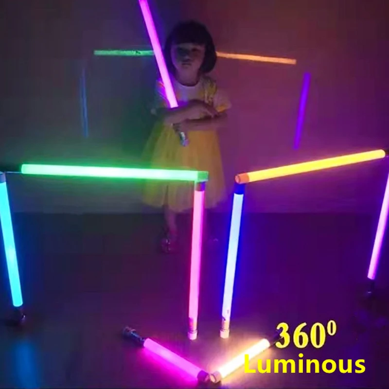 led video fill light rgb 18w 4ft rgb led tube lights 360 photo booth professional lighting