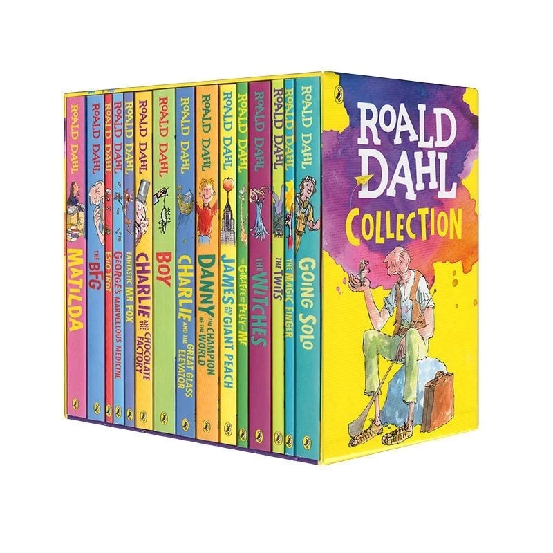 18 книг/набор Roald Dahl коллекция Детская литература на английском языке картина новая история набор Книга раннее образование чтение для детей