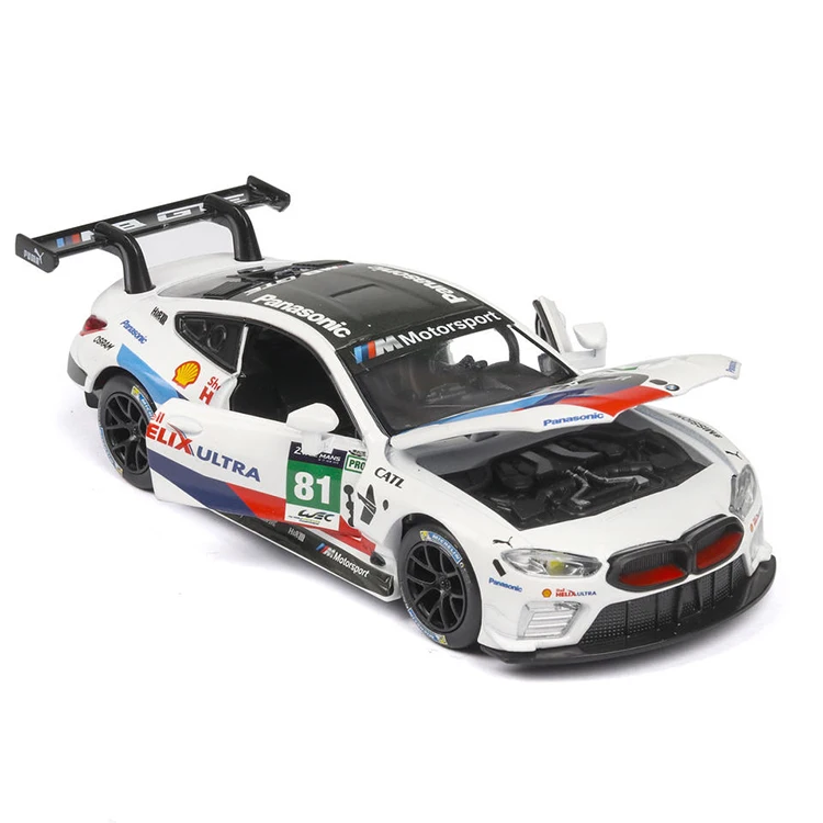 Alloy diecast toys with sound and light model car rc cars bmw car toy