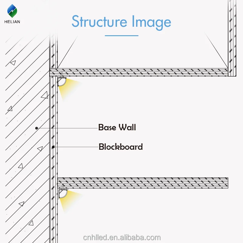 LED Corner Aluminum Profile for LED Strip Light with PC and PMMA Diffuser Industrial Aluminum Extrusion Profile