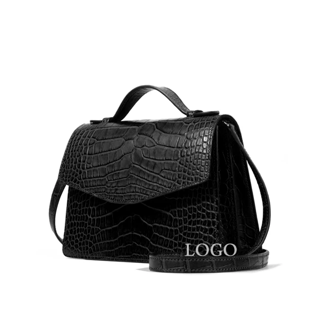 original designer flap customization luxury shoulder bags high quality purse real crocodile bag women leather handbags