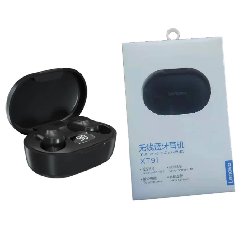 Самый продаваемый продукт Lenovo XT91 Audifono Inalambricos Мобильный громкой связи Bluetooth гарнитура для ушной раковины Inalámbrico наушники-вкладыши TWS с наушники и