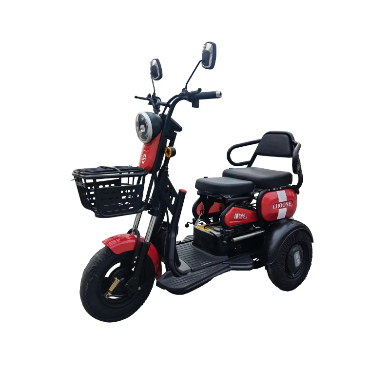 Wholesale New Speed Hot Selling 3 Wheel Adults Battery Powered Battery Cargo Bike Tricycle Electric