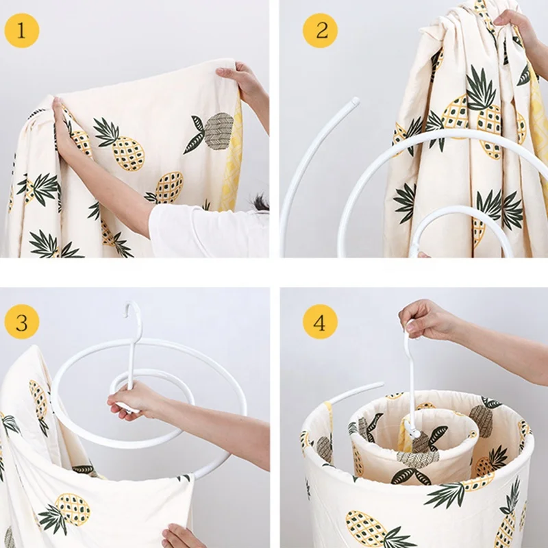 Thickened Steel Pipe High Quality Spiral Clothes Hanger