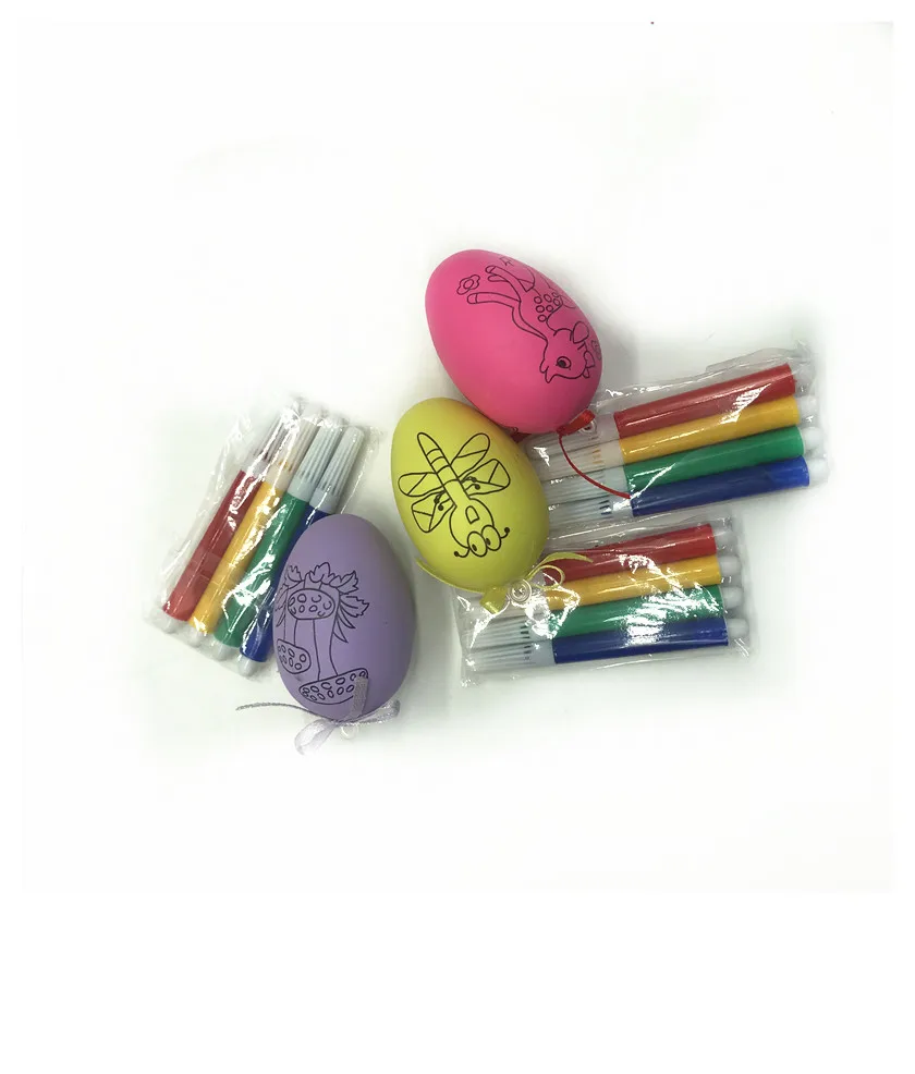 Wholesale eggs for children 4 Colorful Quick  the Original  DIY painting easter