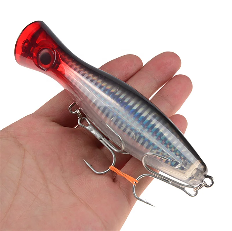 120mm 40g saltwater popper lures big game popper lure baits ABS plastic popper lure for sea winter fishing