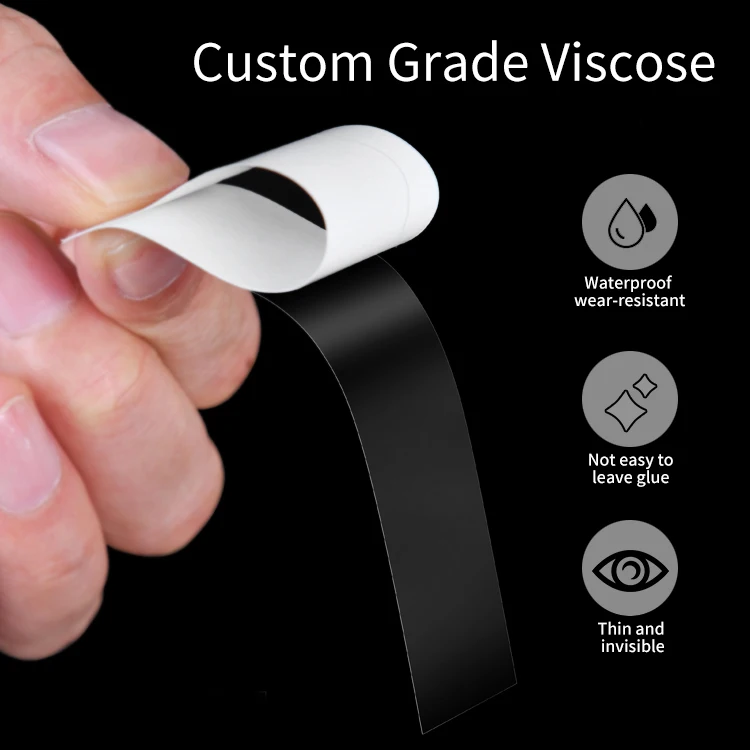 Strapless Top Deep V Dress Transparent Double Side Adhesive Fashion Antislip Sticker For Clothes