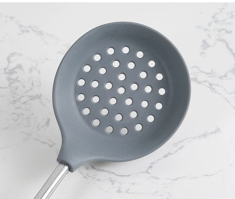 Stainless steel silicone kitchenware set silicone utensil kitchen accessories kitchen utensils silicone set