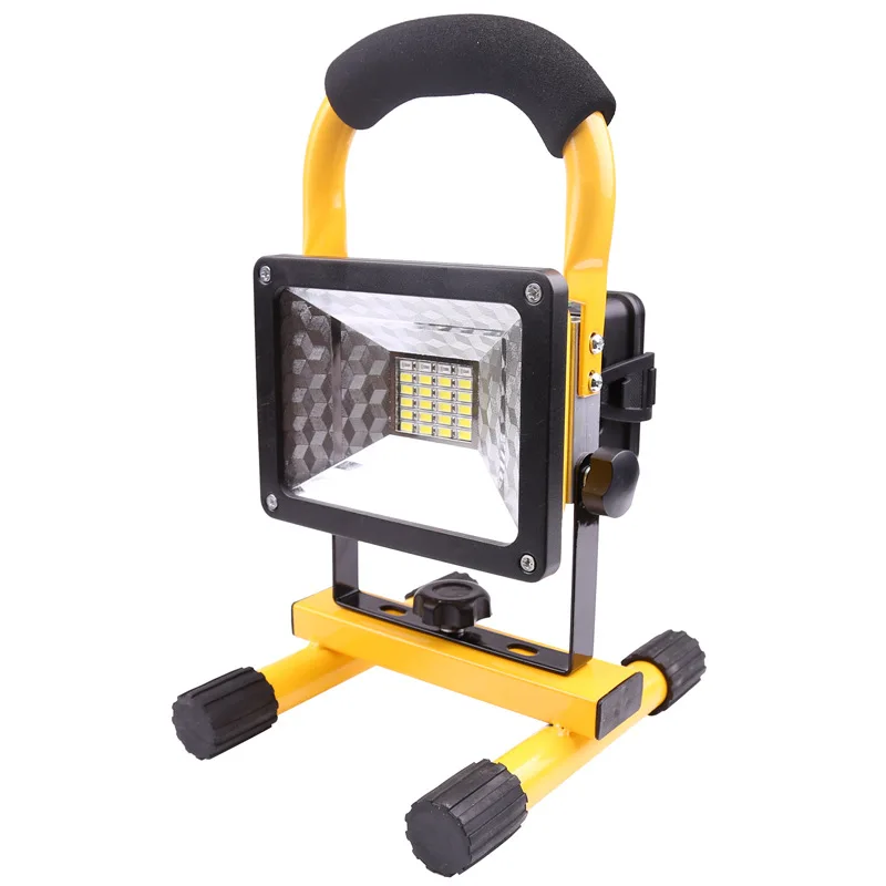 Reflector Searchlight Rechargeable LED RGB Spotlight 30W Waterproof Flood Light Outdoor