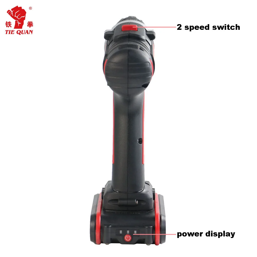 45Nm power tools lithium rechargeable battery screwdriver drill