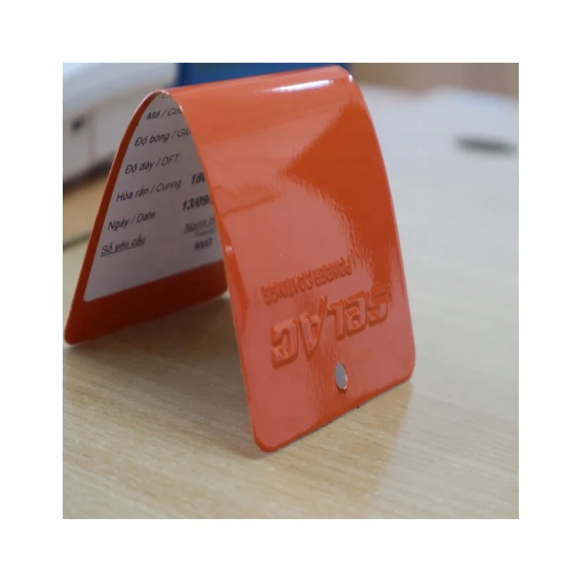 Порошковая краска с гладкой отделкой, используемая в металлических изделиях