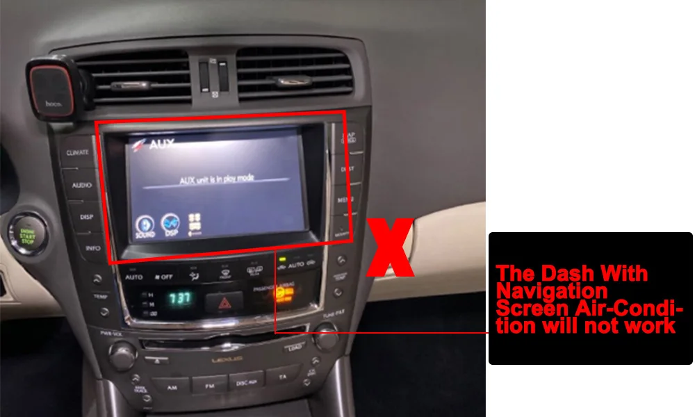 2DIN Android Car Video For Lexus IS250 IS300 IS200 IS220 IS350 2005-2013 Car Multimedia GPS Navigation QLED 7862