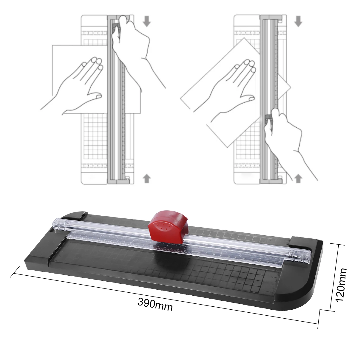 Портативный Гильотинный Резак для бумаги TR420 A4 триммер вместимостью 5 листов