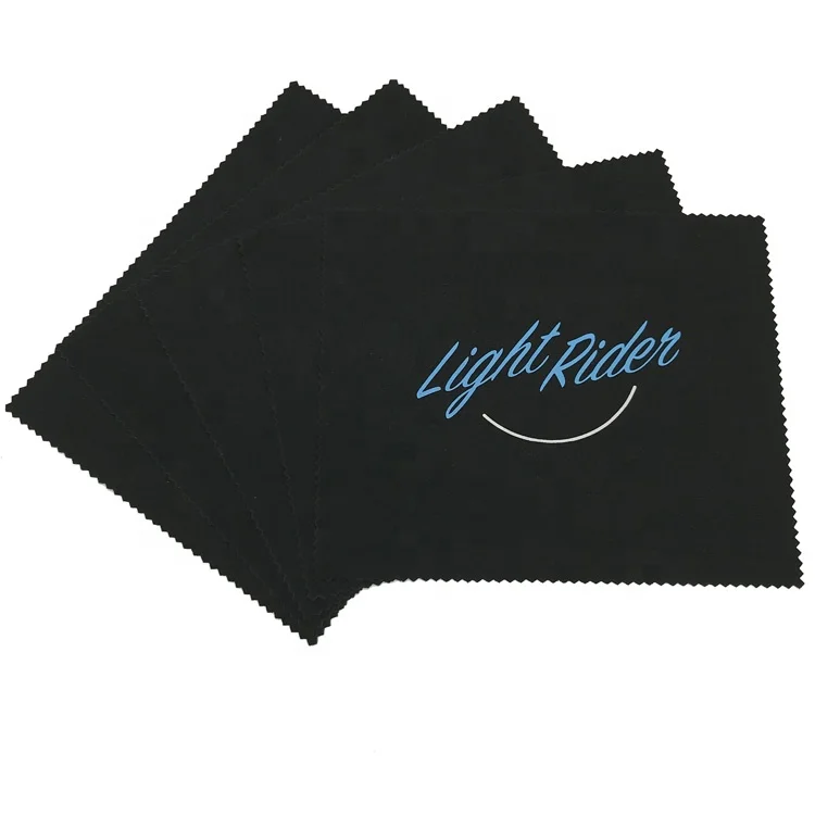 Оптовая продажа, салфетка из микрофибры для чистки ювелирных изделий, солнцезащитных очков, аксессуары для очков, салфетка для чистки с логотипом