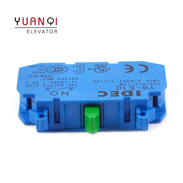 IDEC Button Contact YW-E01 YW-E10 Button Auxiliary Contact Switch Normally Closed Normally Open Elevator Accessories