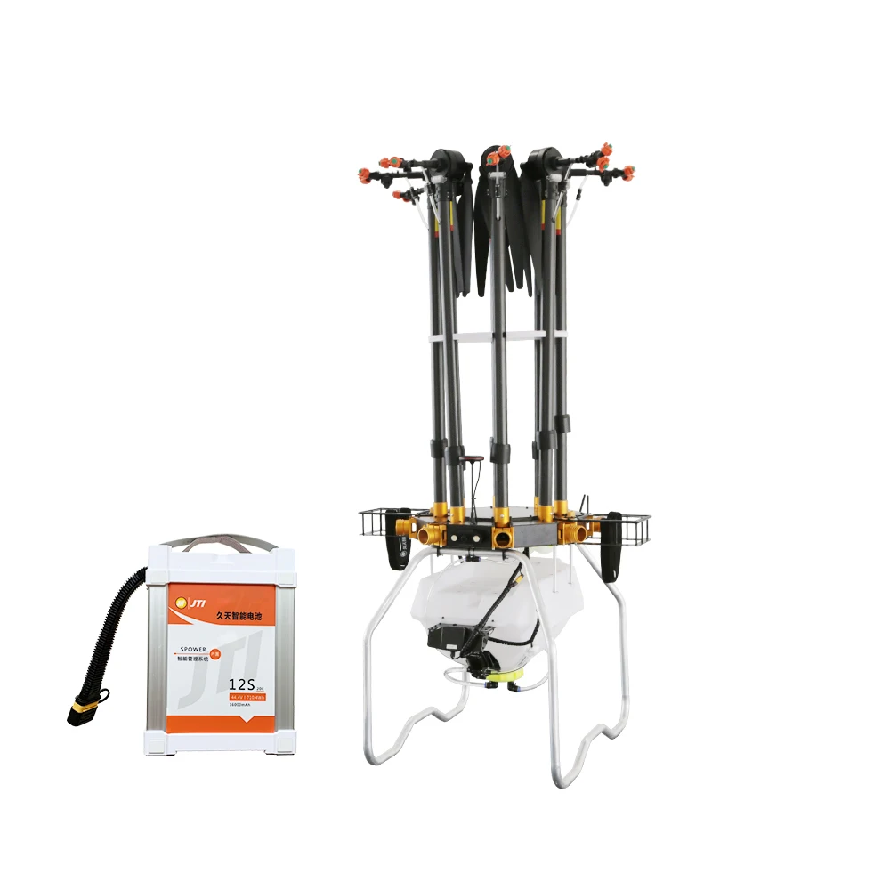 Compact size durable drone agricultural sprayer with powerful spraying