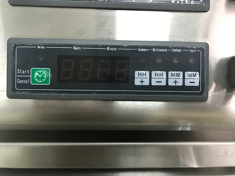 Commercial Cooktop Stove Tabletop 2 Burner Electric Induction Cookers Stainless Steel Electric Range