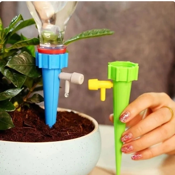 Automatic Drip Irrigation System Self Watering Spike for Flower Plants Greenhouse Garden Adjustable Auto Water Dripper Device