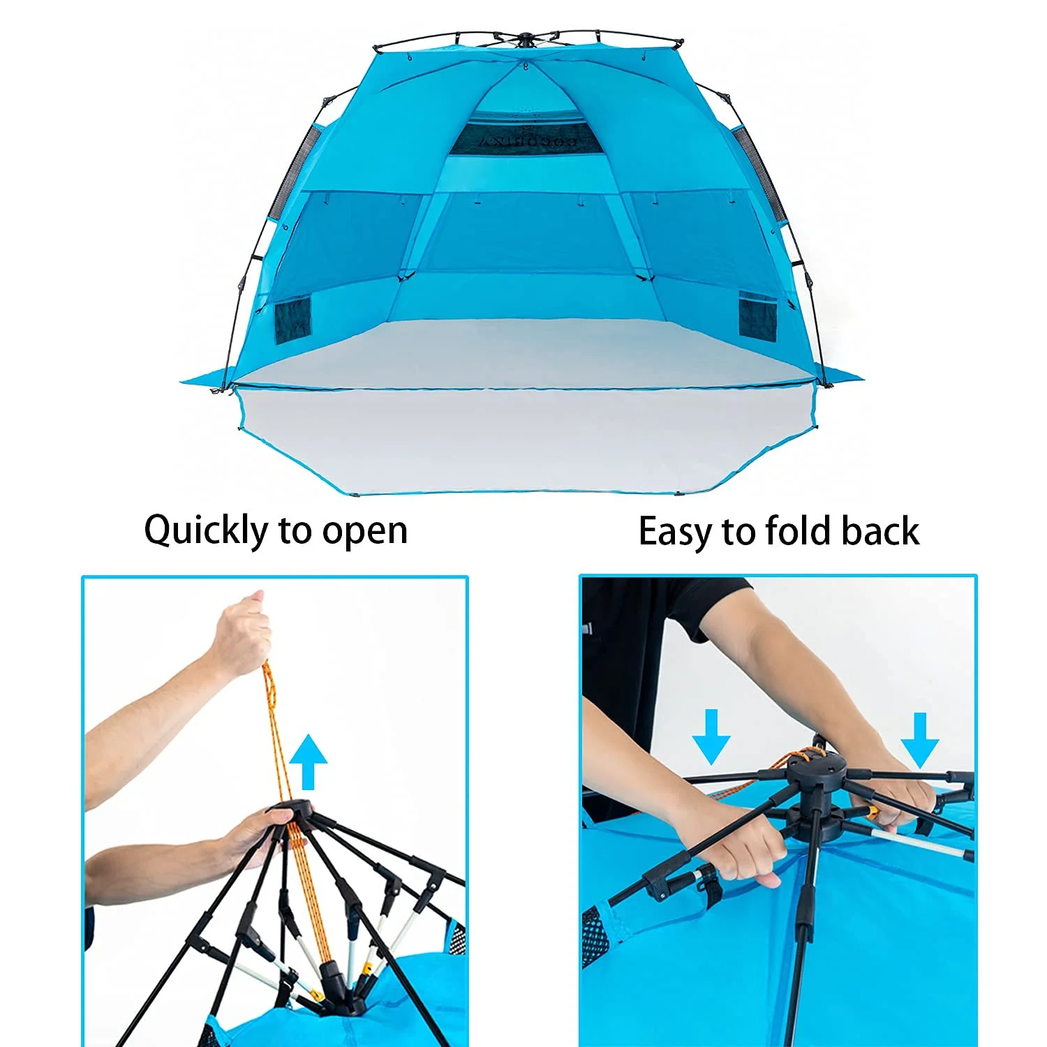 CLM Hot Sale  Baby Beach Umbrella Pop Up Beach Tent